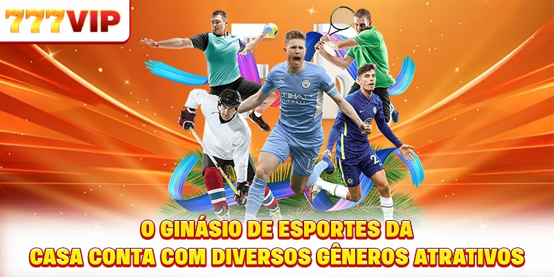 O ginásio de esportes da casa conta com diversos gêneros atrativos