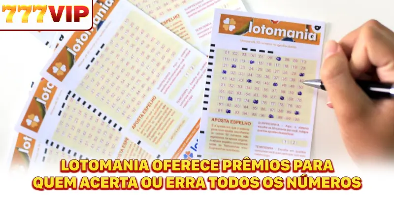 Lotomania oferece prêmios para quem acerta ou erra todos os números Lotomania oferece prêmios para quem acerta ou erra todos os números